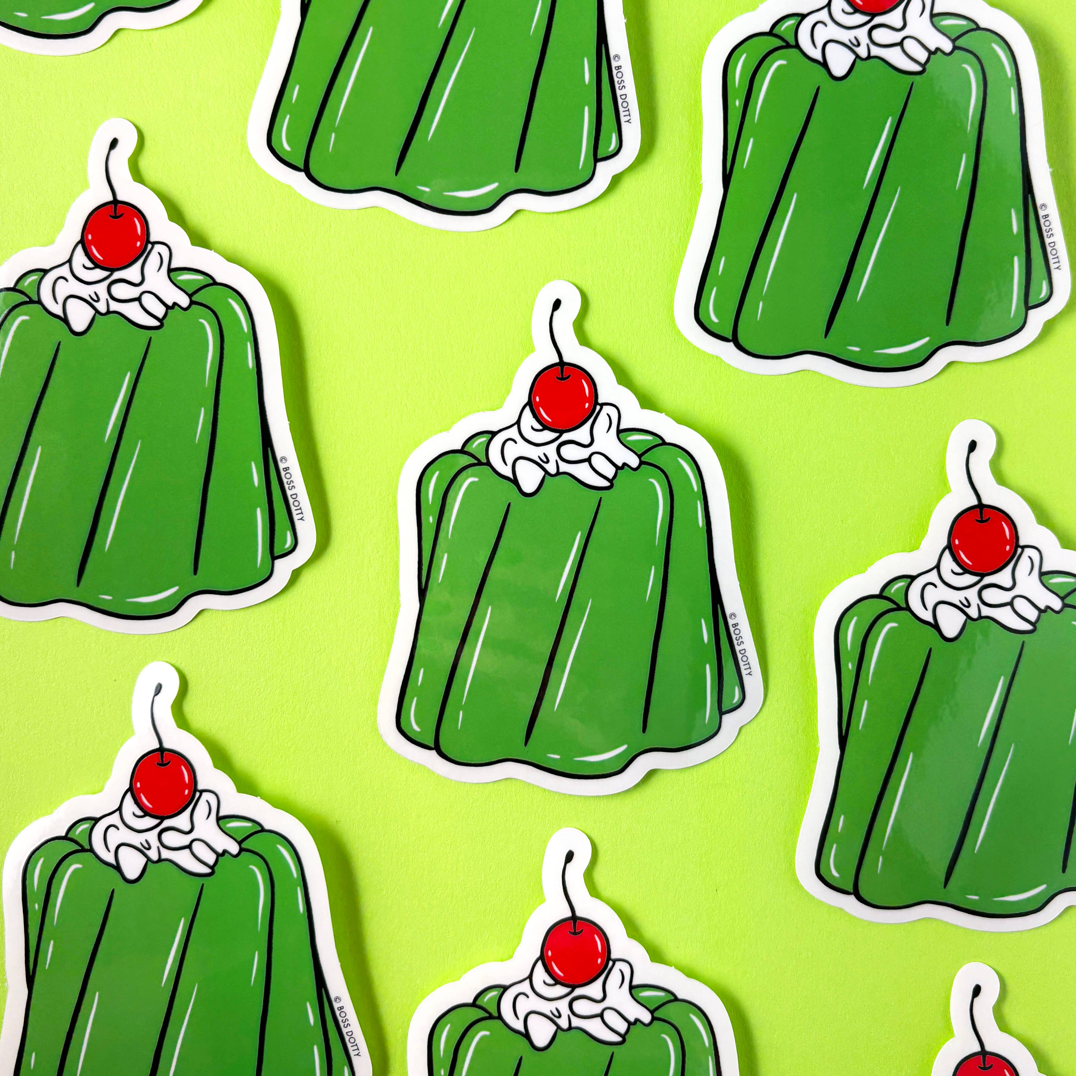 Boss Dotty Paper Co. - Retro Jello Mold Clear Sticker