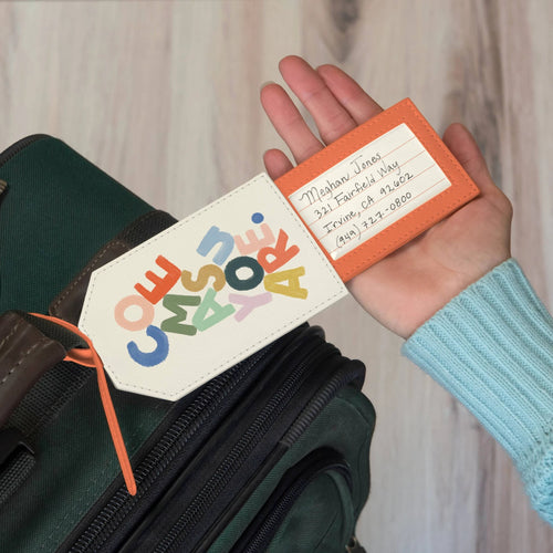 Studio Oh! - Come As You Are Slide-Out Luggage Tag by Studio Oh!