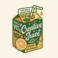 inviting affairs paperie - Drink Up, Maker! Creative Juice Sticker