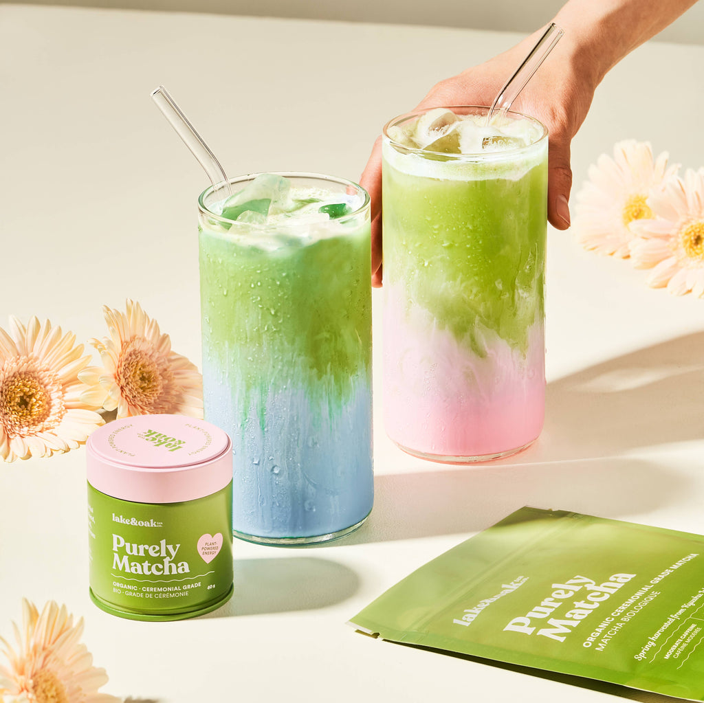 Lake & Oak Tea Co. - Purely Matcha - Organic Ceremonial Grade Matcha - Pouch - 50 servings