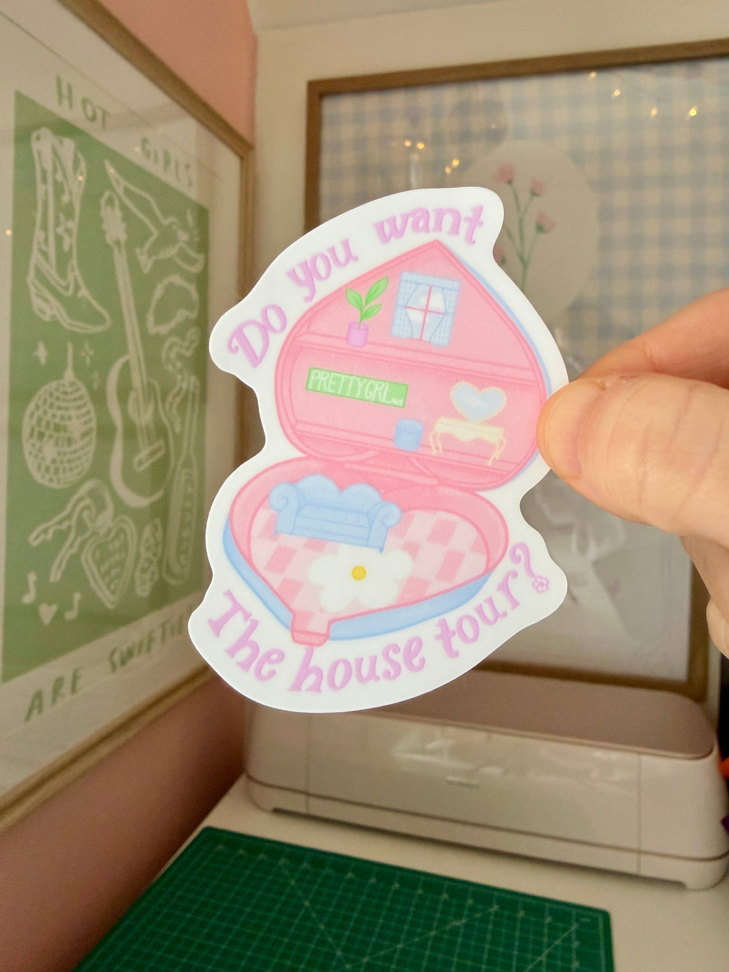 Hanstan Studio - House Tour Sticker