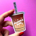 Boss Dotty Paper Co. - Iced Coffee Sticker