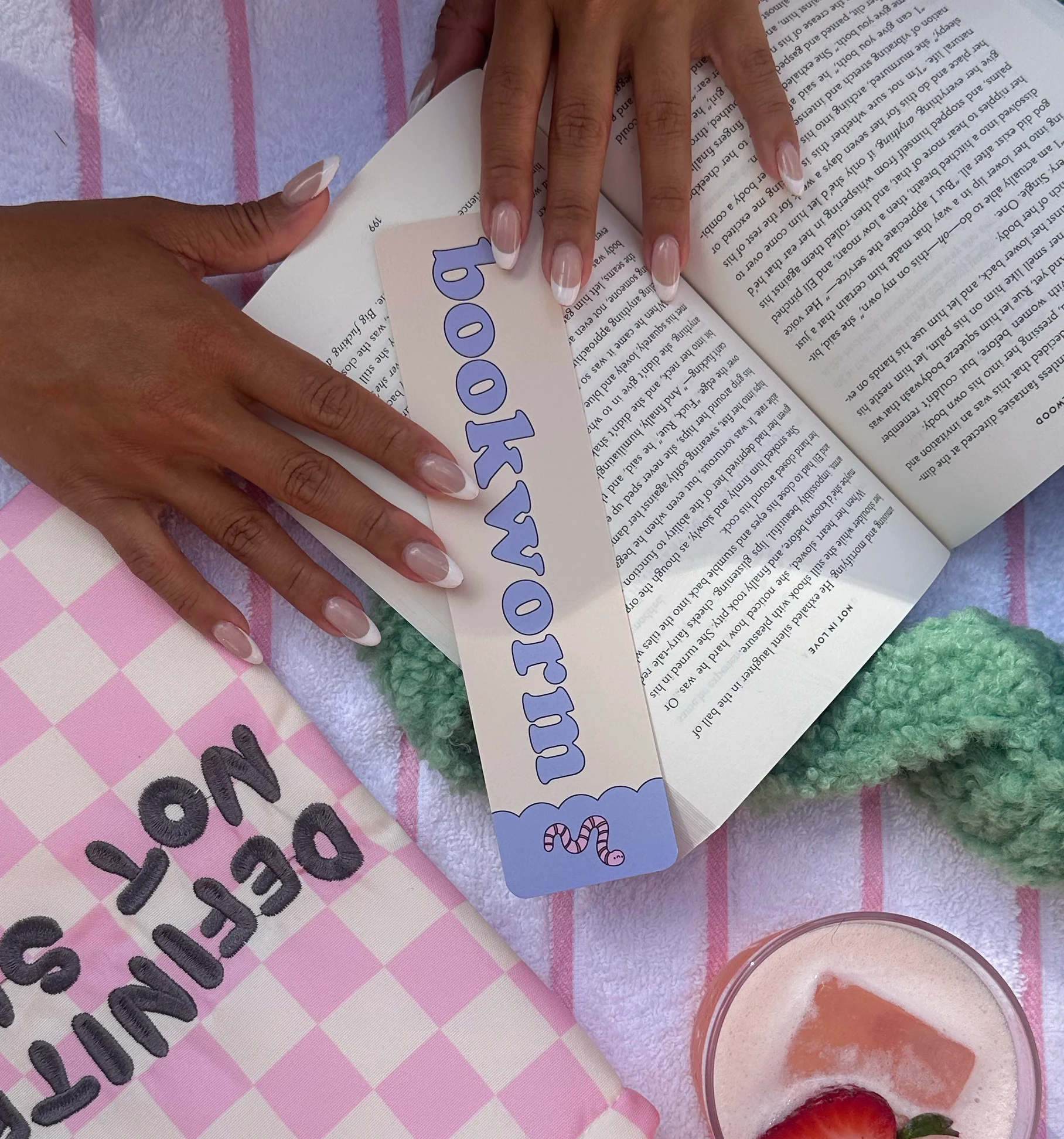 Jollie Ollie Designs - Bookworm Paper Bookmark by Jollie Ollie Designs