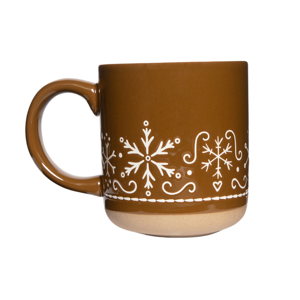 Gingerbread Stoneware Coffee Mug by Sweet Water Decor