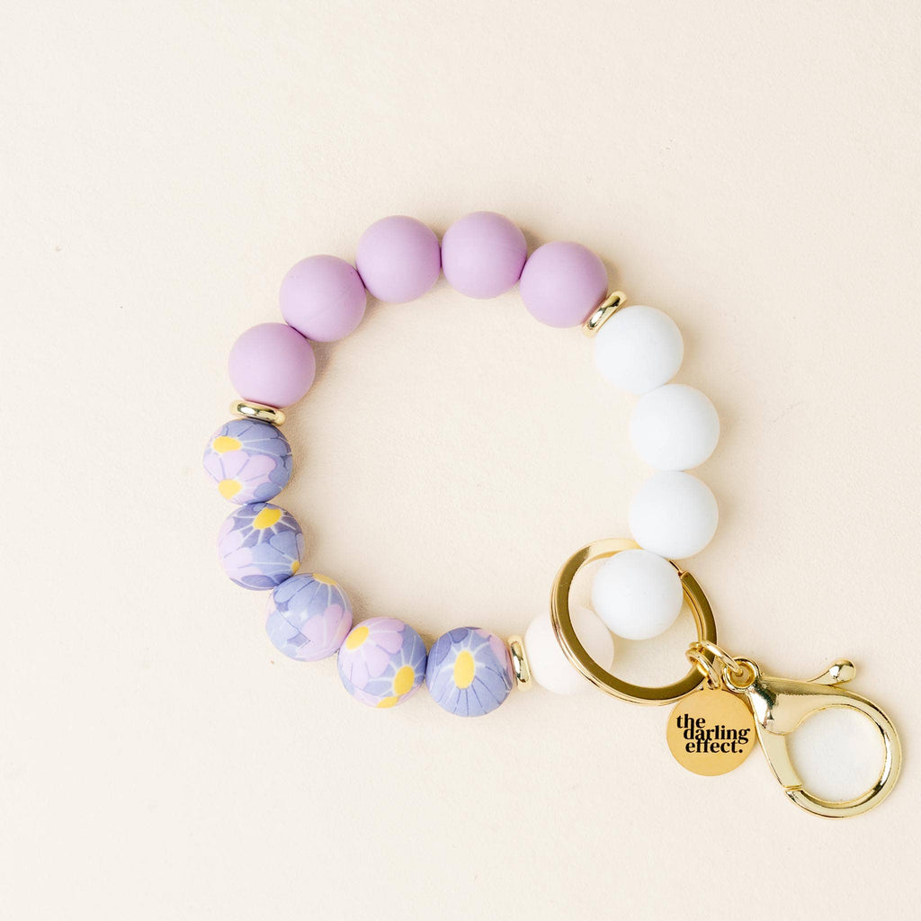 The Darling Effect - Porte-clés/bracelet mains libres - Lilas en fleurs
