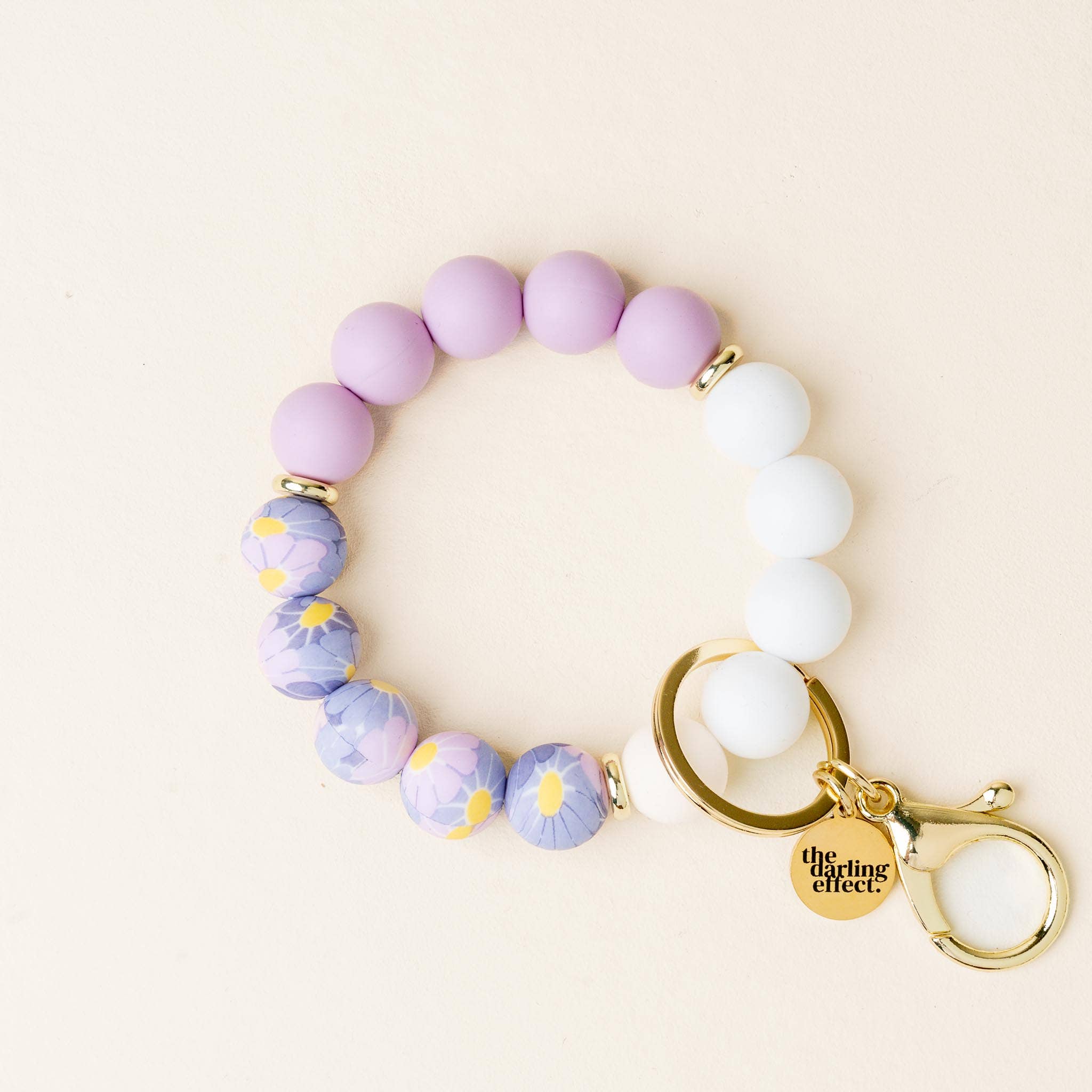 The Darling Effect - Porte-clés/bracelet mains libres - Lilas en fleurs