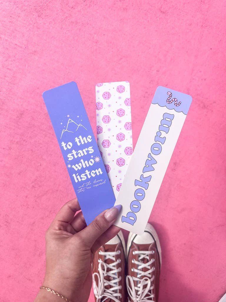 Jollie Ollie Designs - Bookworm Paper Bookmark by Jollie Ollie Designs