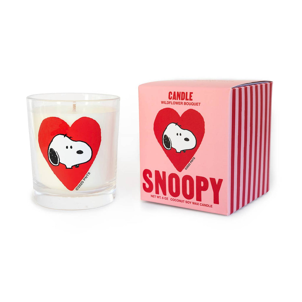 Three Potato Four - 3P4 x Peanuts® Valentine Candle - Snoopy Heart