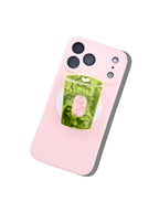 Éclipse solaire - Porte-clés Matcha peint à la main | Écologique