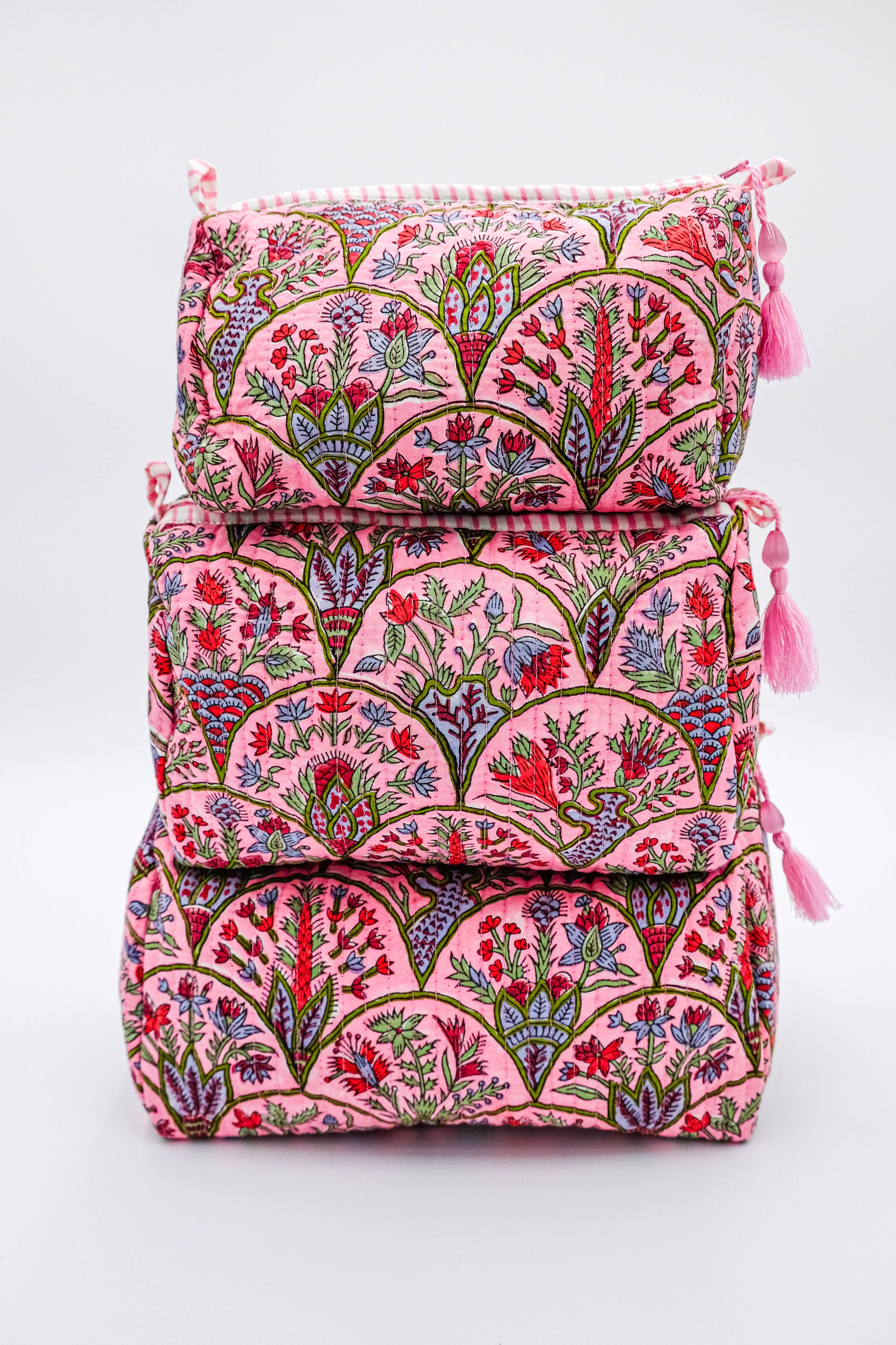 Pink Arch Toiletry Bag – Small-Inner Child