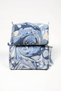 Ocean Wave Hand-Marbled Cosmetic Bag – Small-Inner Child
