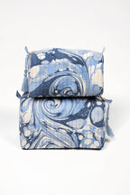 Ocean Wave Hand-Marbled Cosmetic Bag – Small-Inner Child