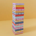 Pippi Post - Tumbling Book Stack - Wooden Block Stacking & Balance Game