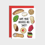 Italian Cookies & Desserts Holiday Card by Brittany Paige